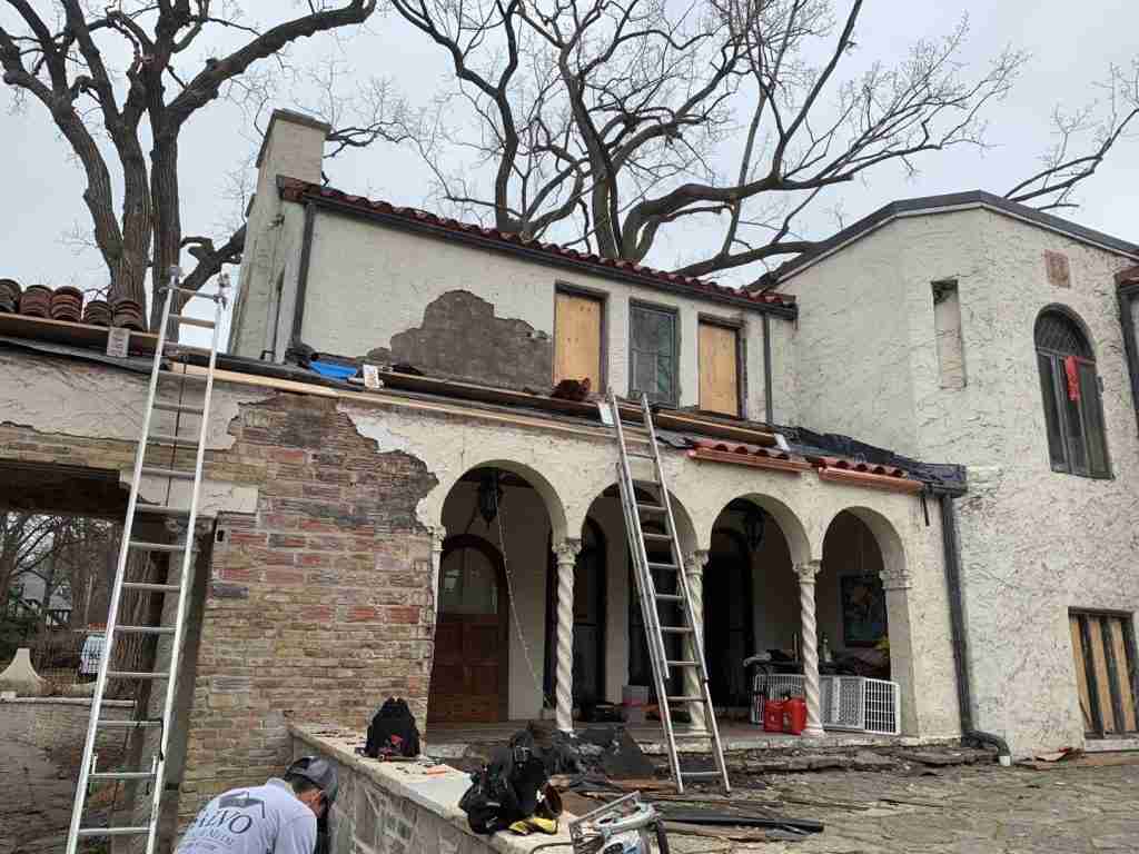 Tile roof restoration project by Salvo Architectural Roofing